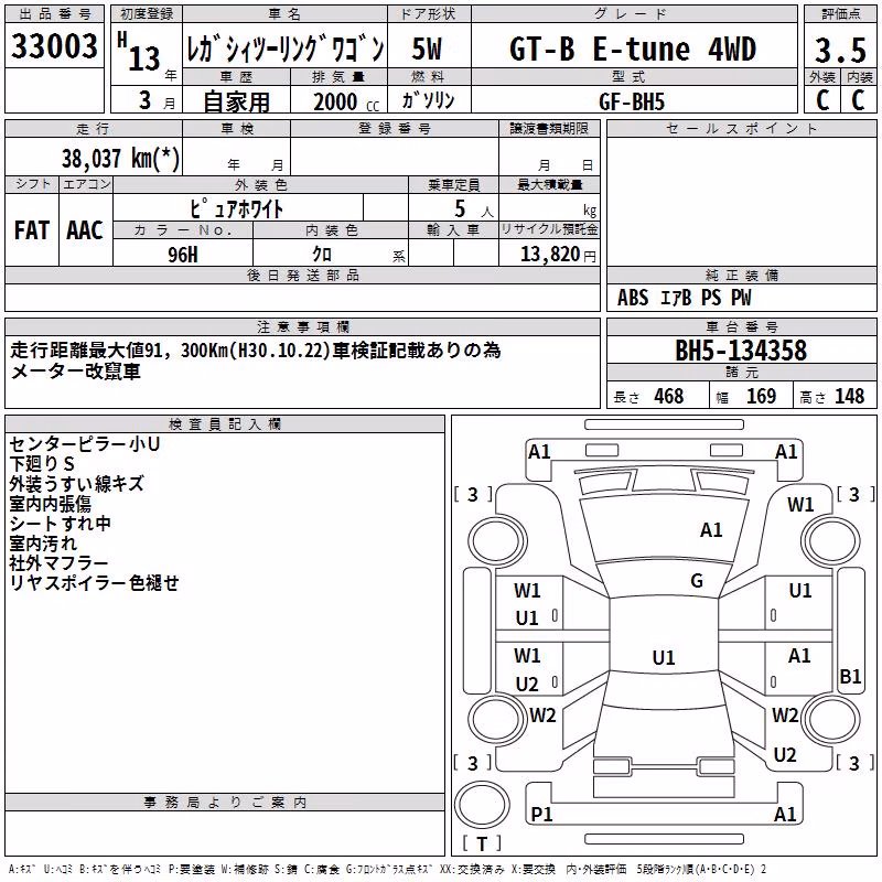 SUBARU LEGACY