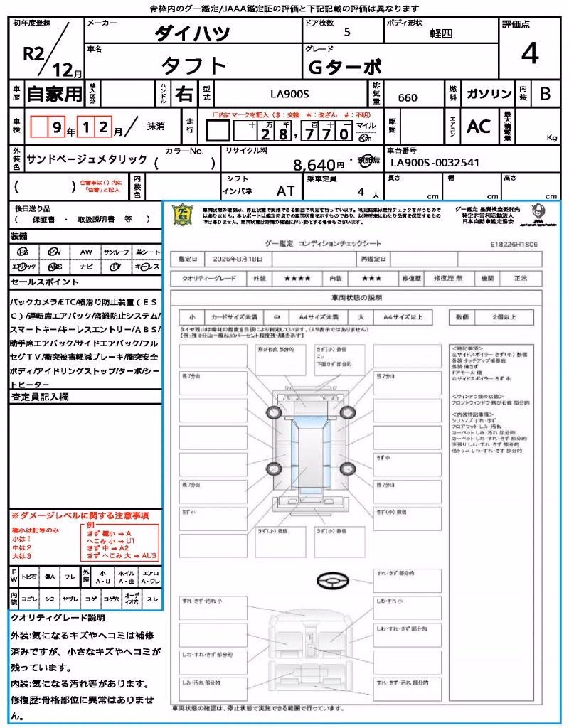 DAIHATSU TAFT