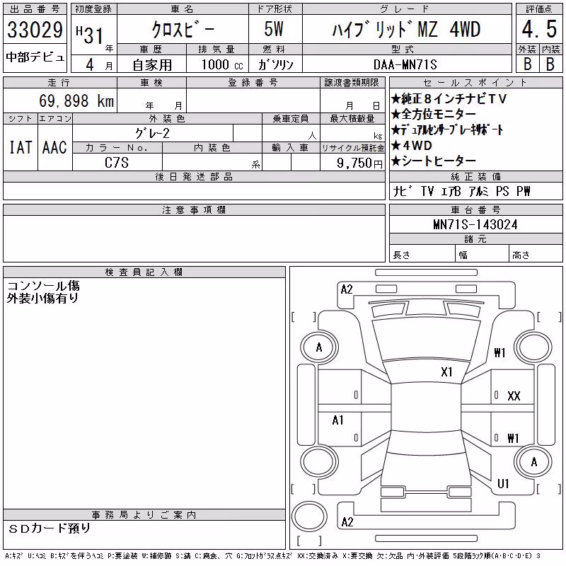 SUZUKI XBEE