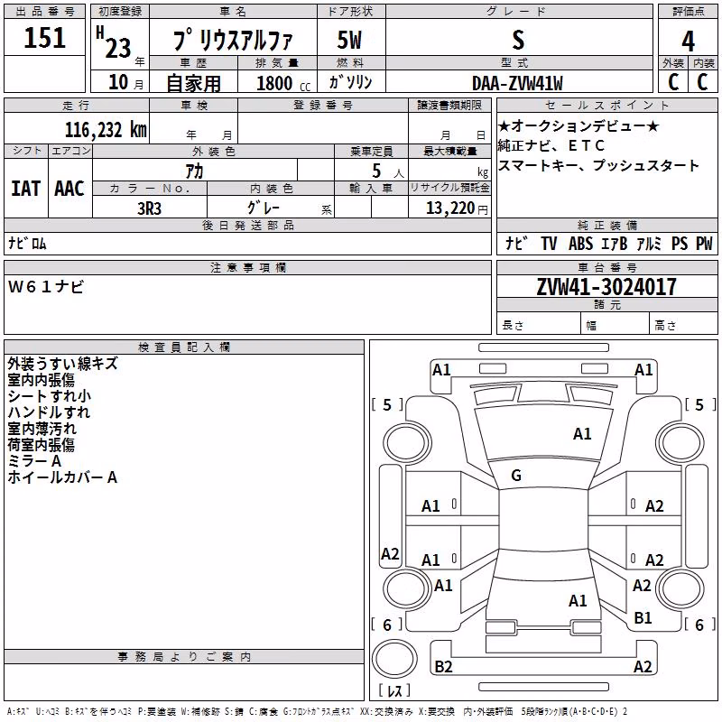 TOYOTA PRIUS ALPHA