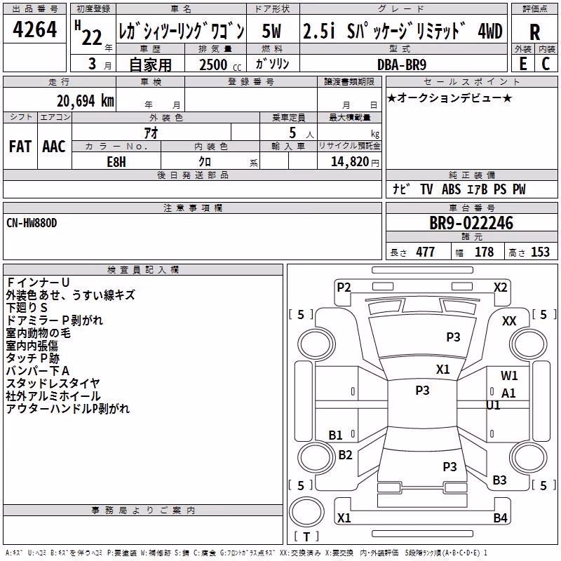 SUBARU LEGACY