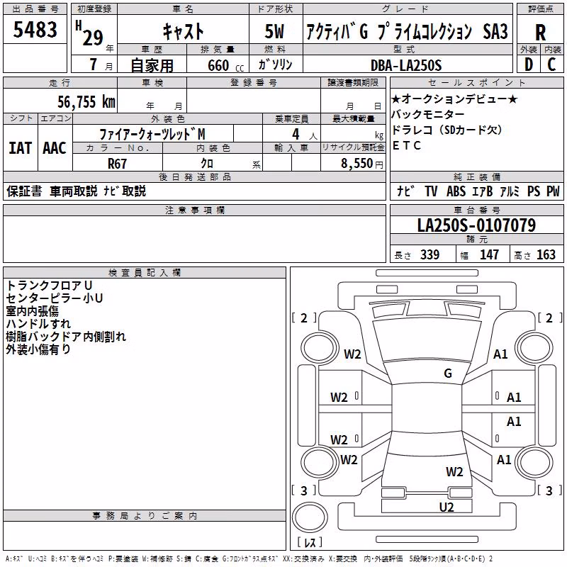 DAIHATSU CAST