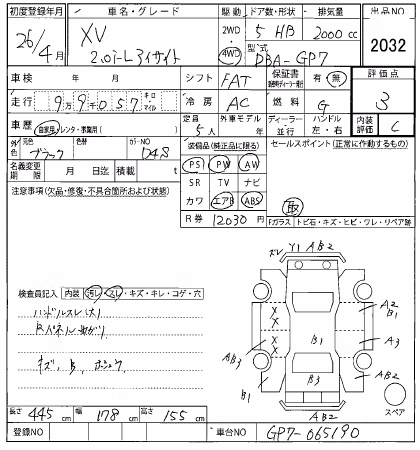 SUBARU XV