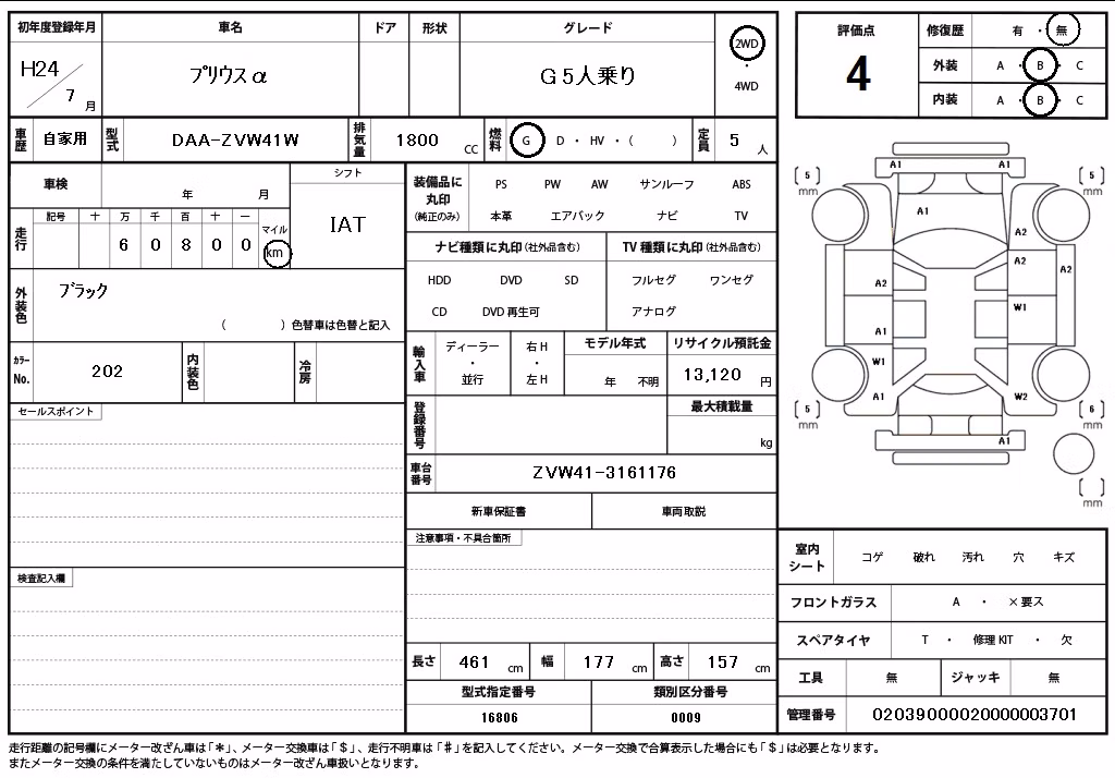 TOYOTA PRIUS ALPHA