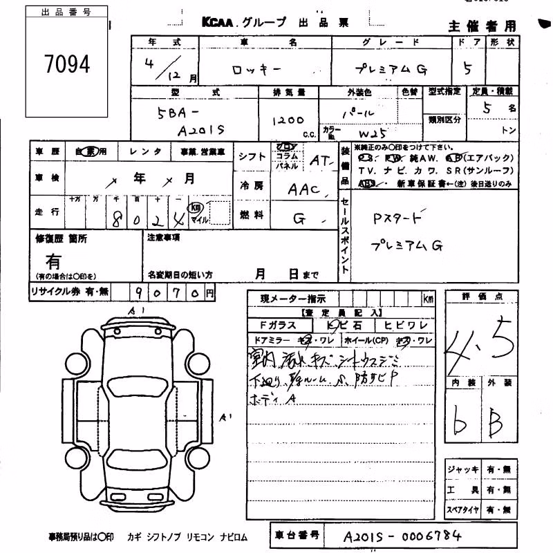 DAIHATSU ROCKY