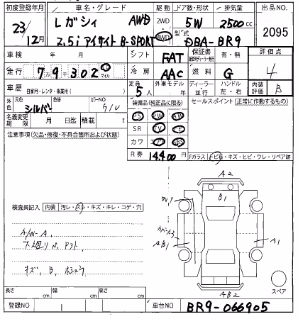 SUBARU LEGACY