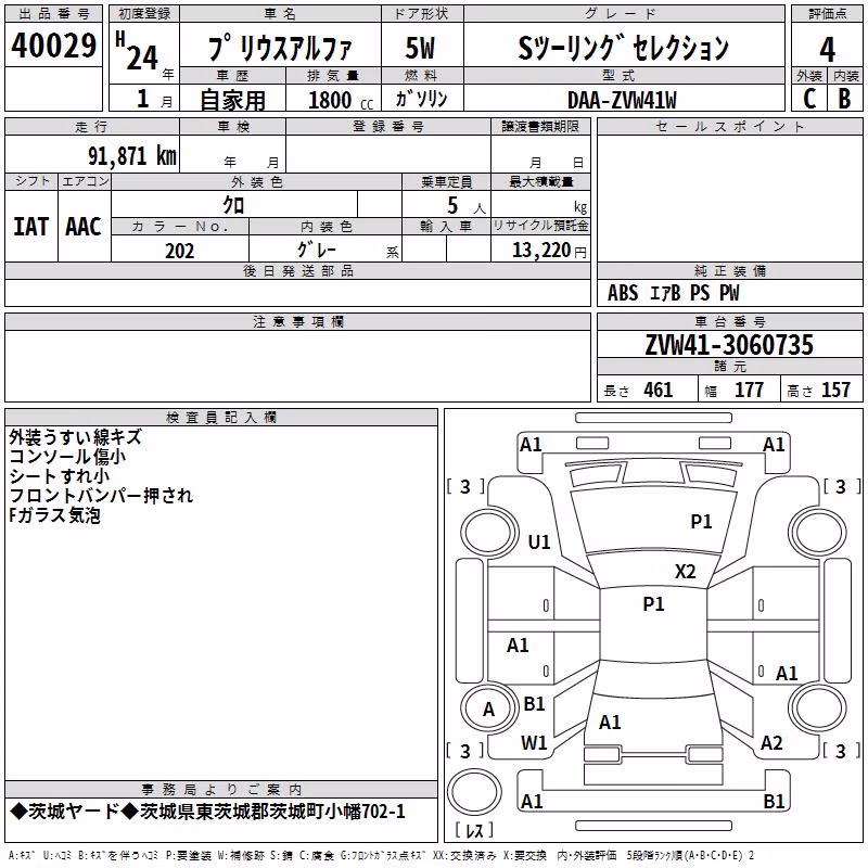 TOYOTA PRIUS ALPHA