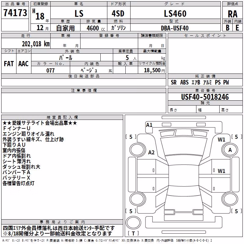 LEXUS LS460