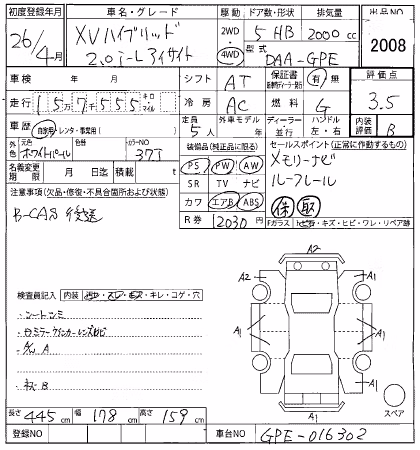 SUBARU XV