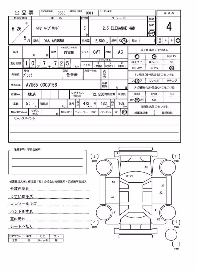 TOYOTA HARRIER