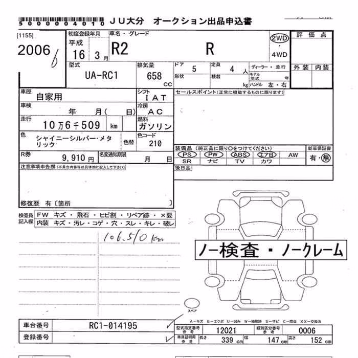 SUBARU R2