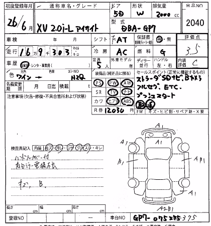 SUBARU XV
