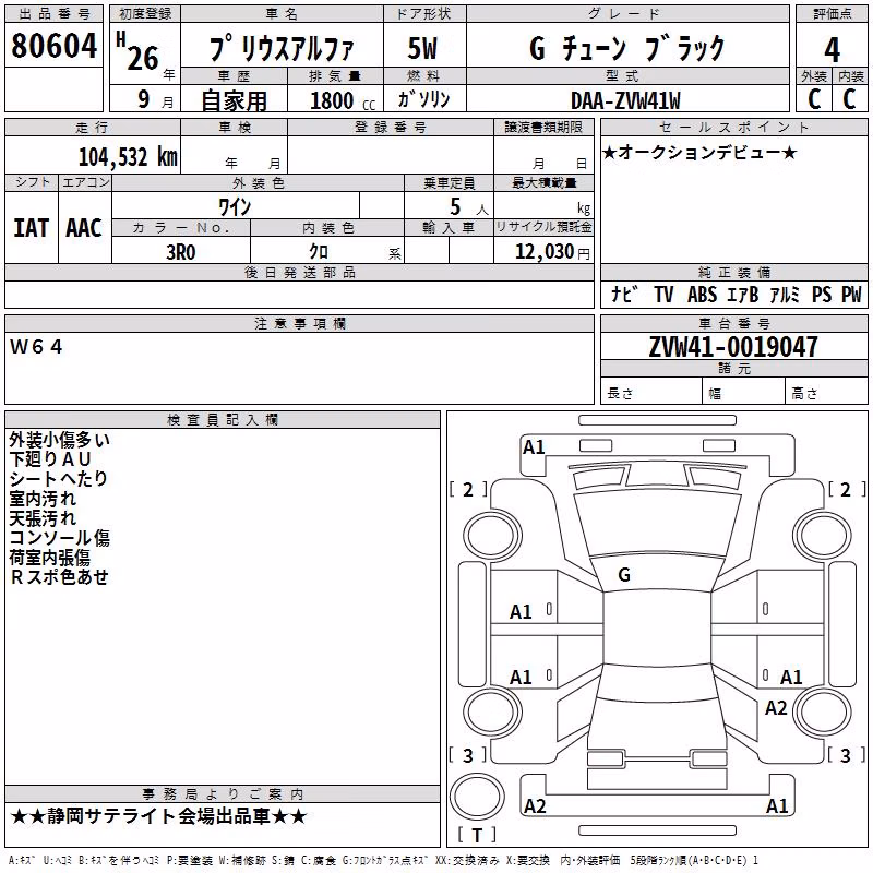 TOYOTA PRIUS ALPHA
