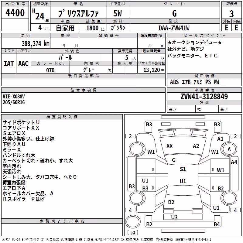 TOYOTA PRIUS ALPHA