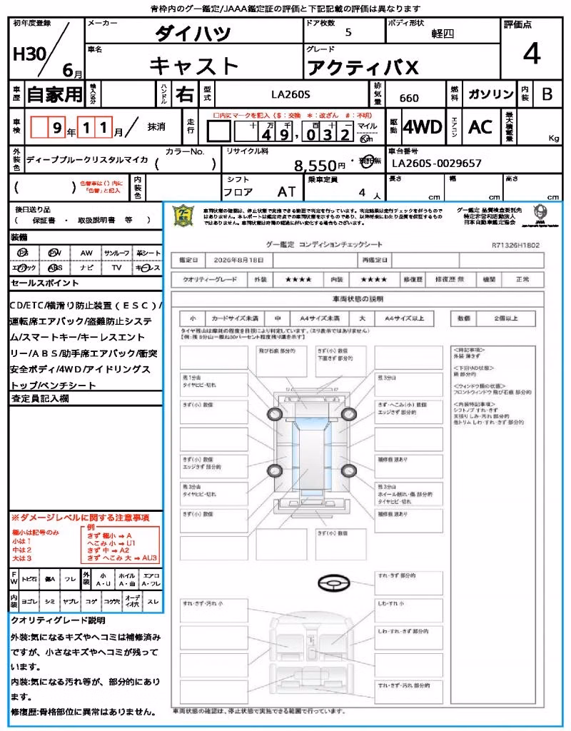 DAIHATSU CAST