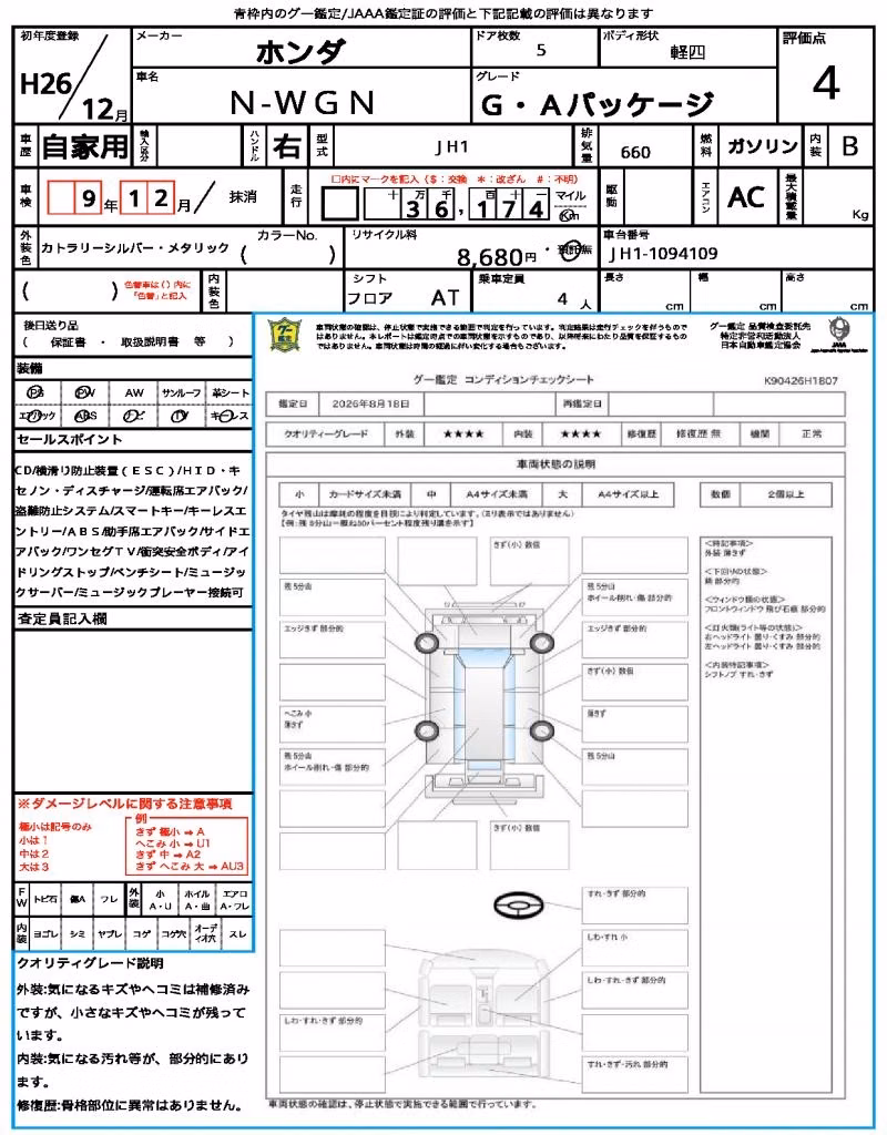 HONDA N-WGN