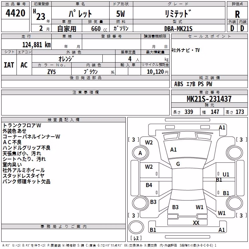 SUZUKI PALETTE