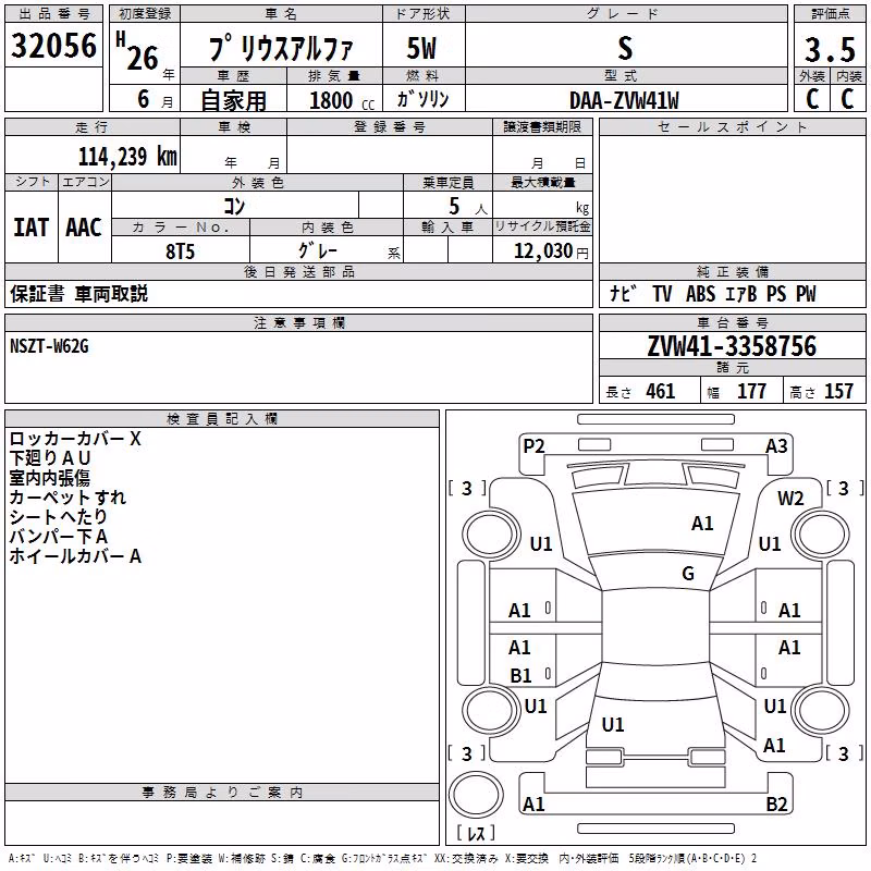 TOYOTA PRIUS ALPHA