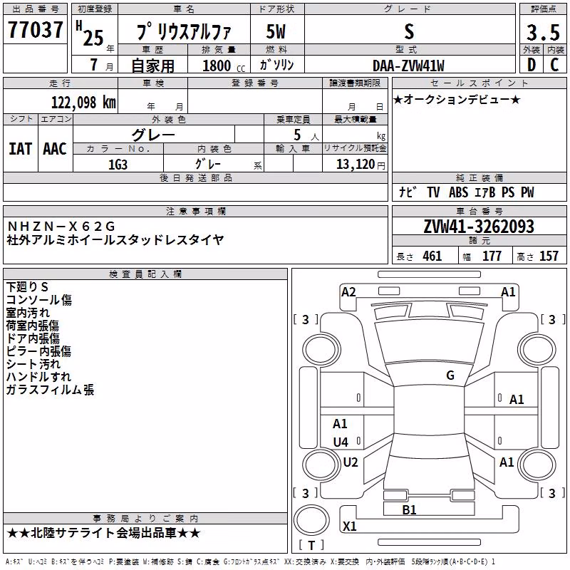 TOYOTA PRIUS ALPHA