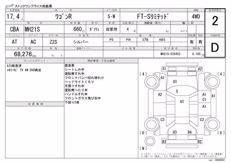 SUZUKI WAGON R