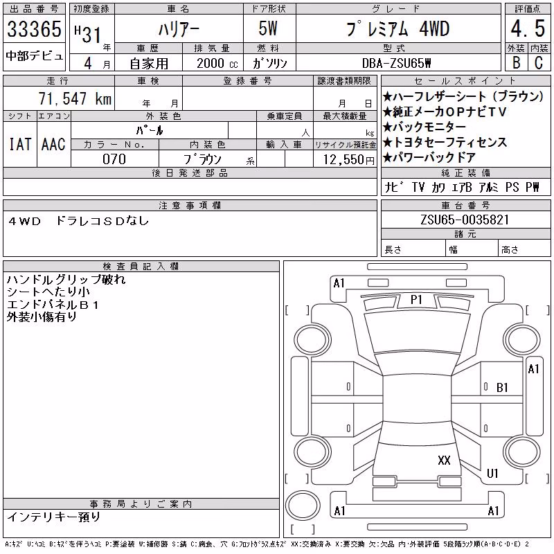 TOYOTA HARRIER