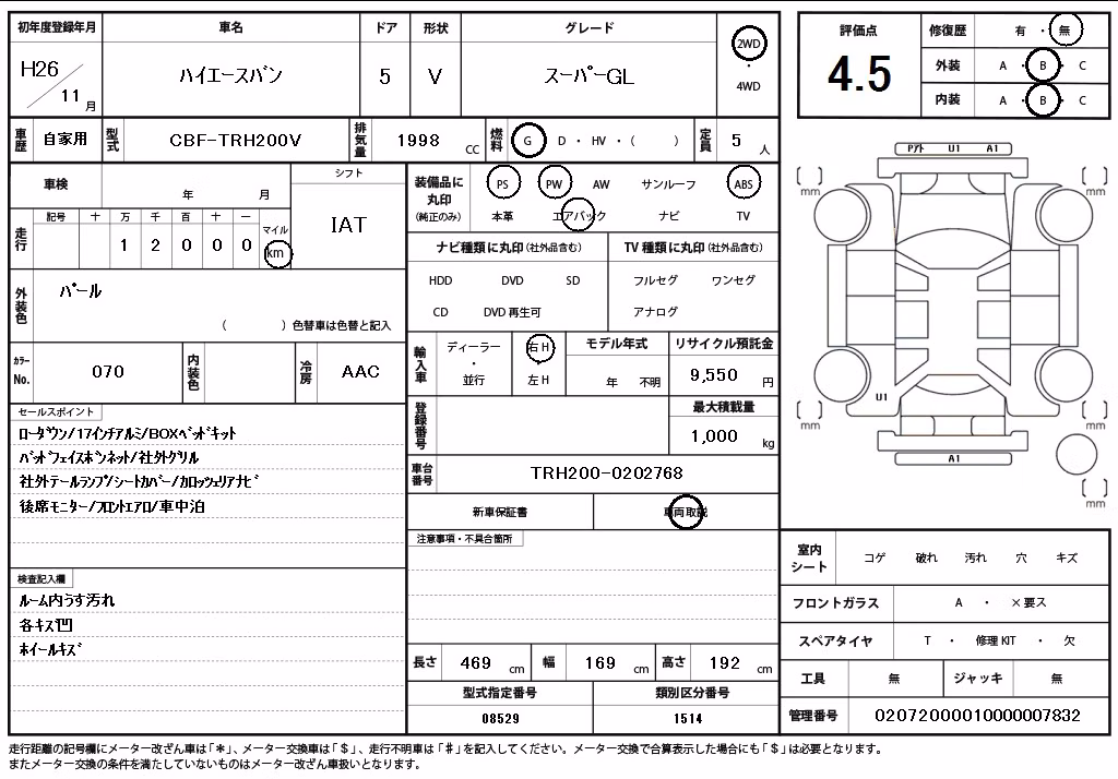 TOYOTA REGIUS ACE