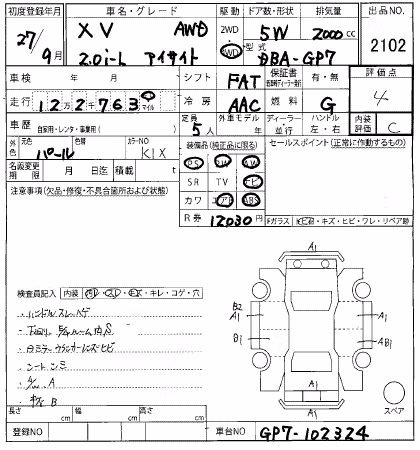 SUBARU XV