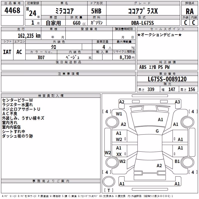 DAIHATSU MIRA COCOA