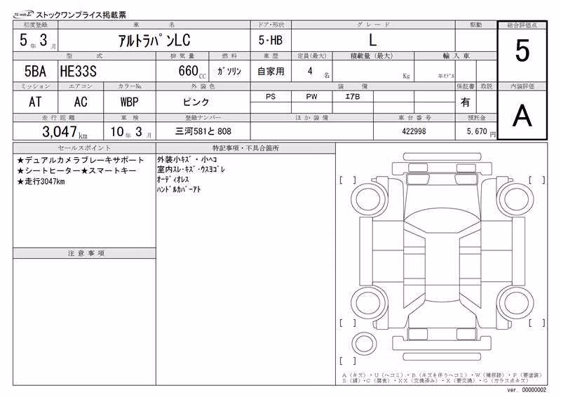 SUZUKI ALTO LAPIN