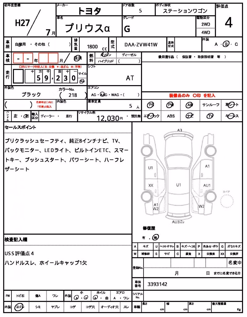 TOYOTA PRIUS ALPHA