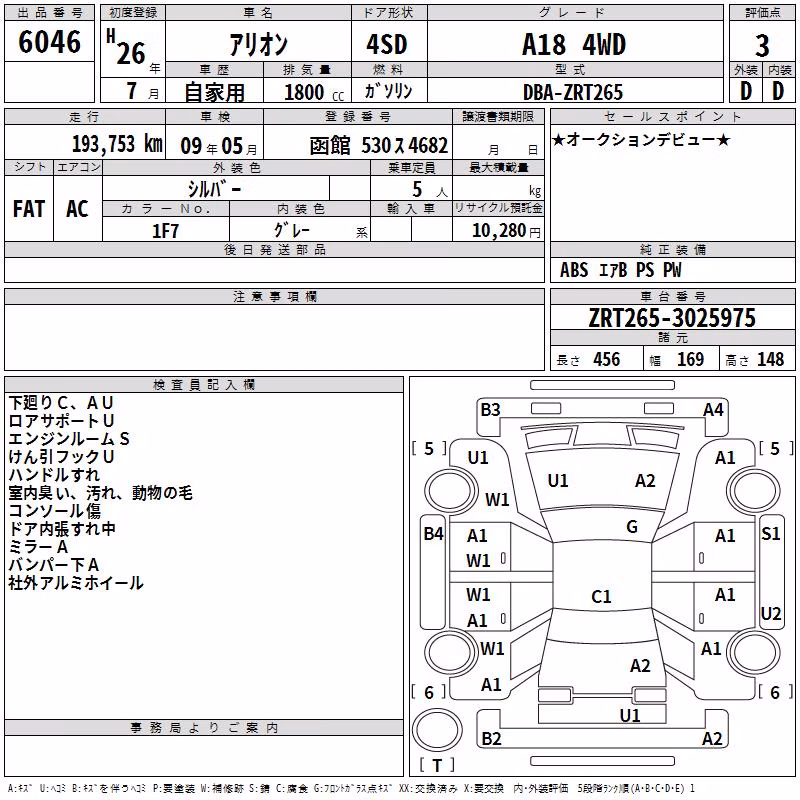 TOYOTA ALLION
