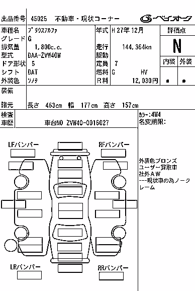 TOYOTA PRIUS ALPHA