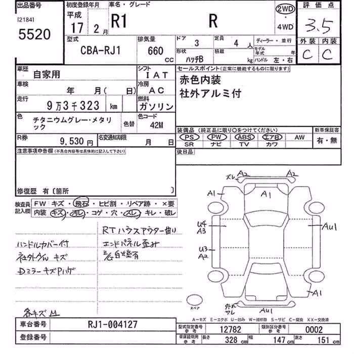 SUBARU R1