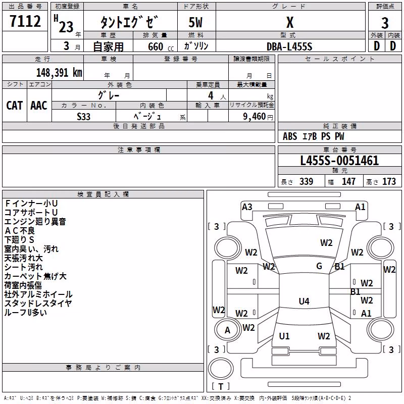 DAIHATSU TANTO EXE