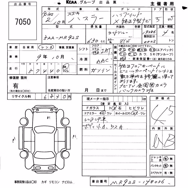 SUZUKI HUSTLER
