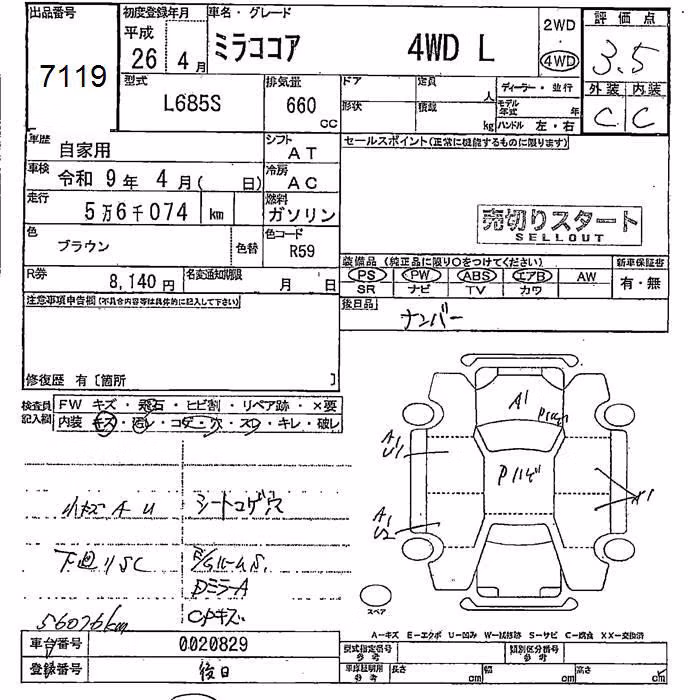 DAIHATSU MIRA COCOA