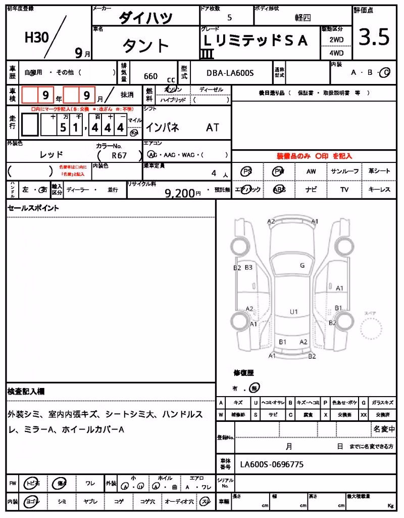 DAIHATSU TANTO