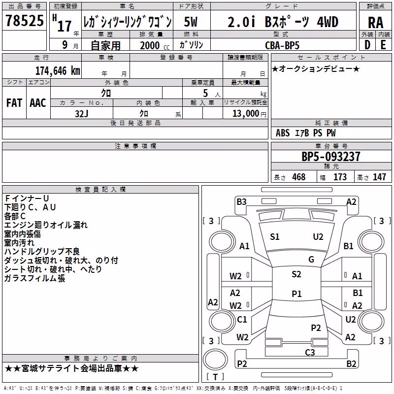SUBARU LEGACY