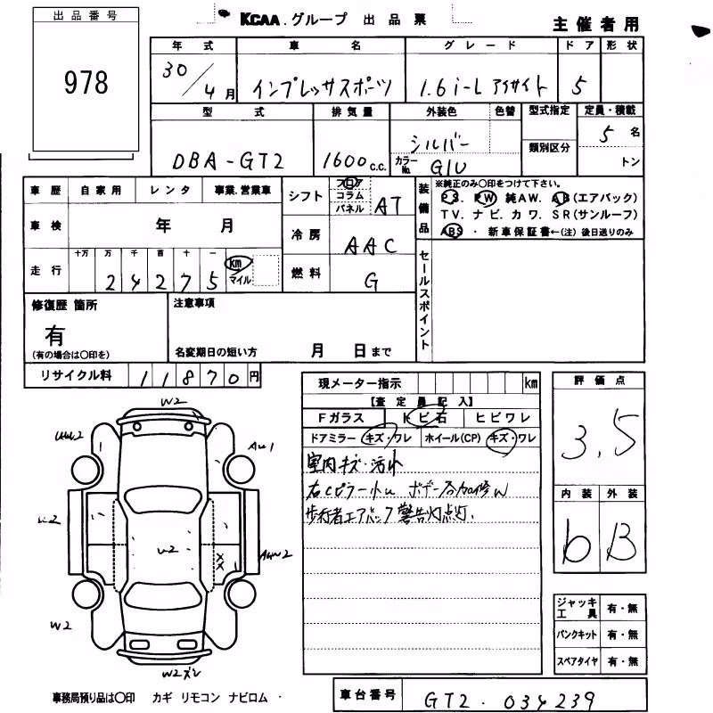 SUBARU IMPREZA