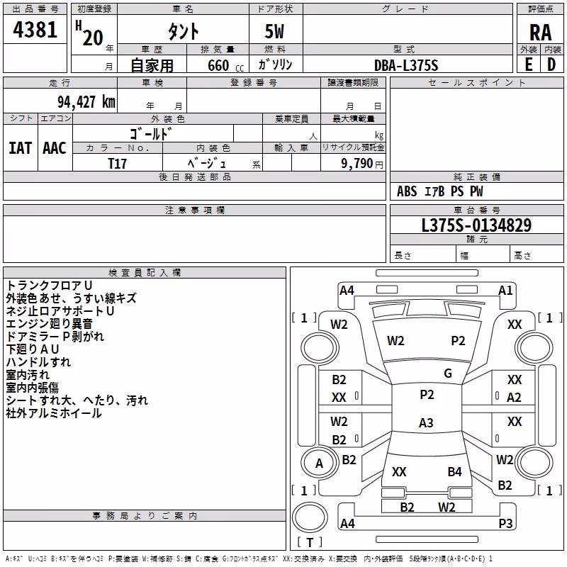 DAIHATSU TANTO
