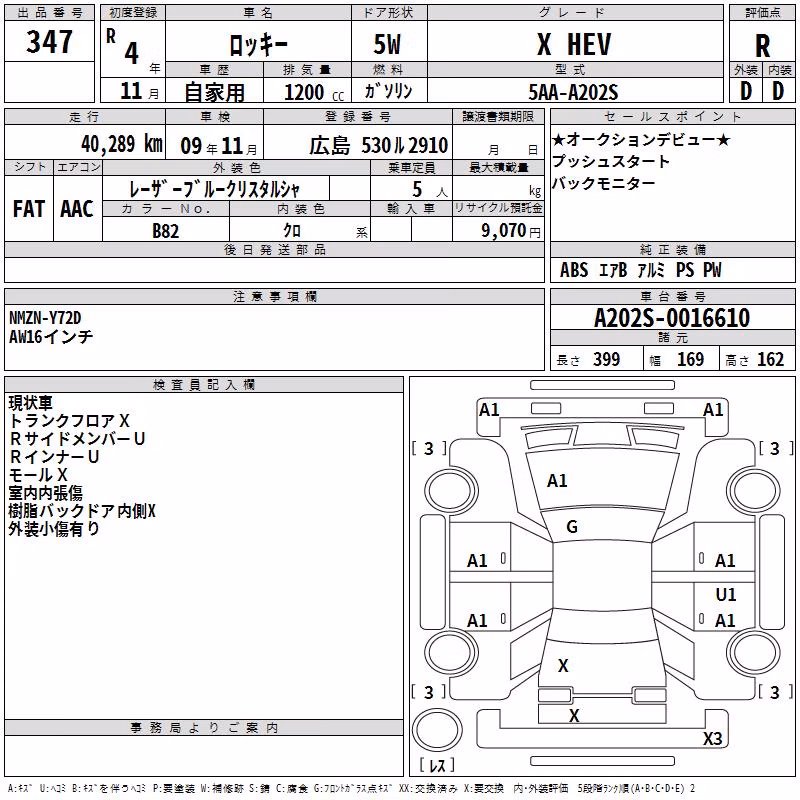 DAIHATSU ROCKY