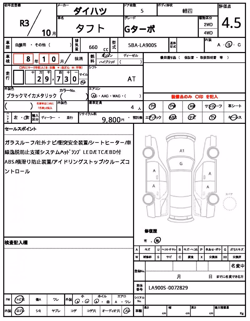 DAIHATSU TAFT