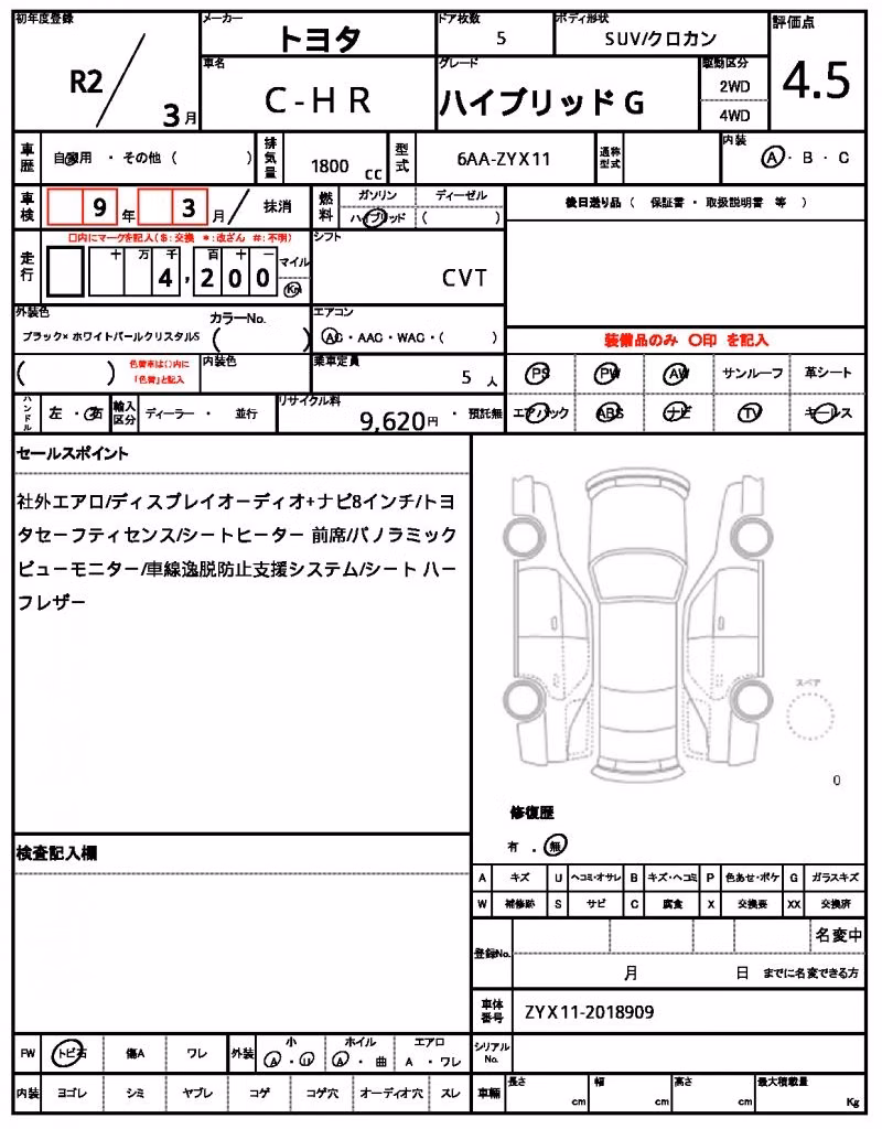 TOYOTA C-HR
