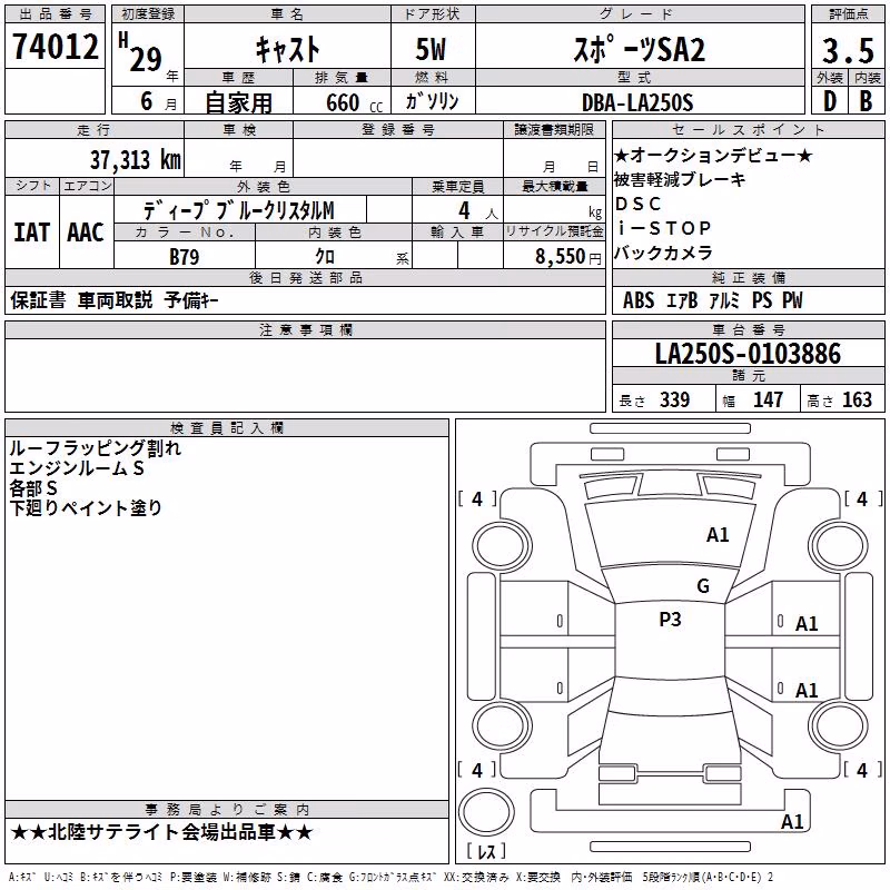 DAIHATSU CAST