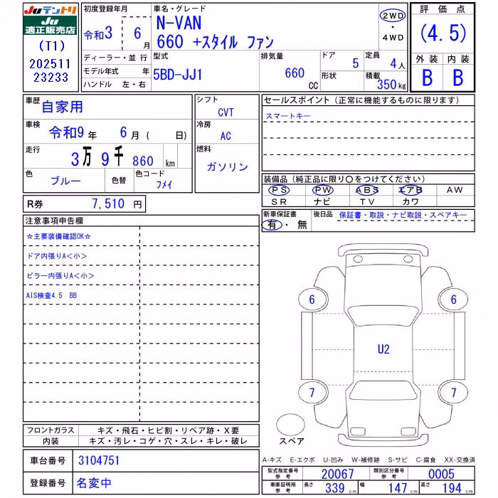 HONDA N-VAN