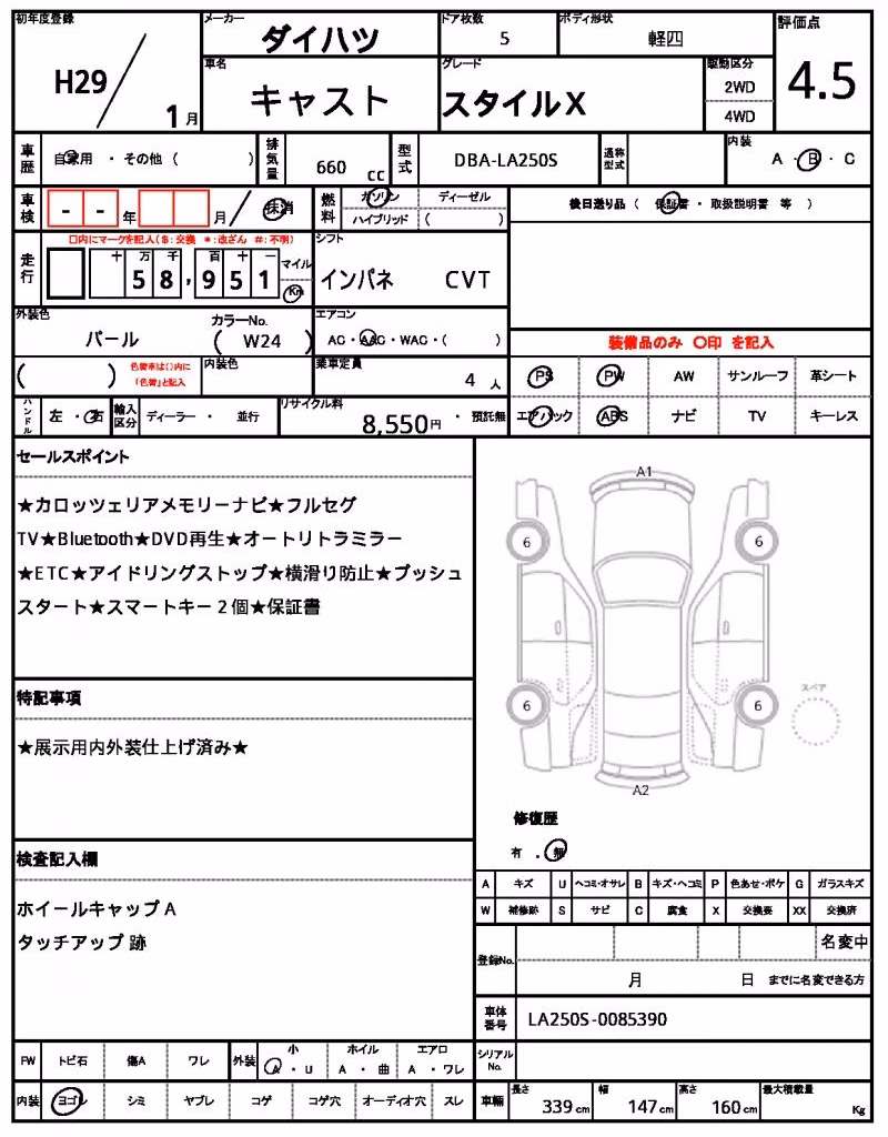 DAIHATSU CAST