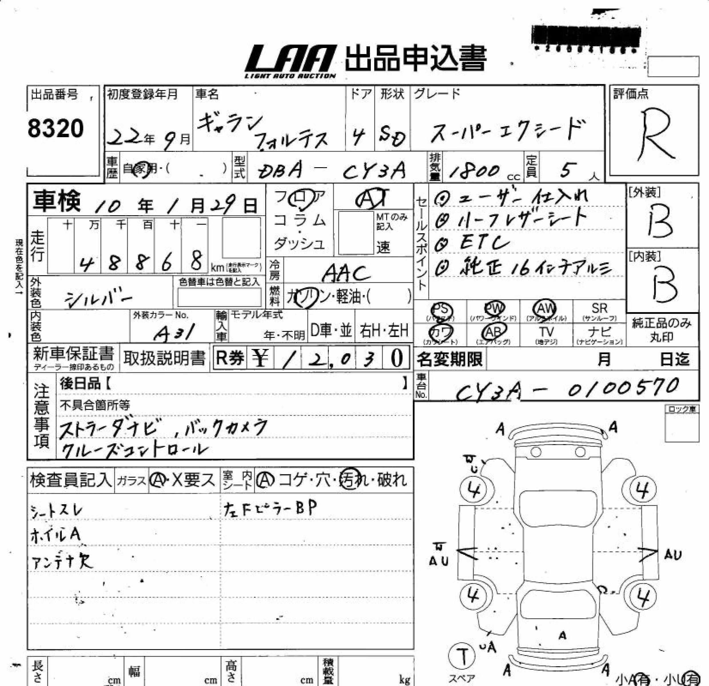 MITSUBISHI GALANT FORTIS