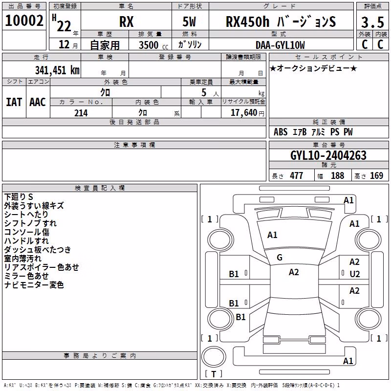 LEXUS RX450H