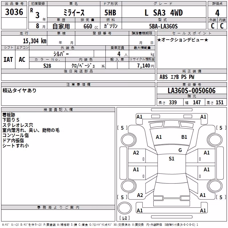 DAIHATSU MIRA E:S