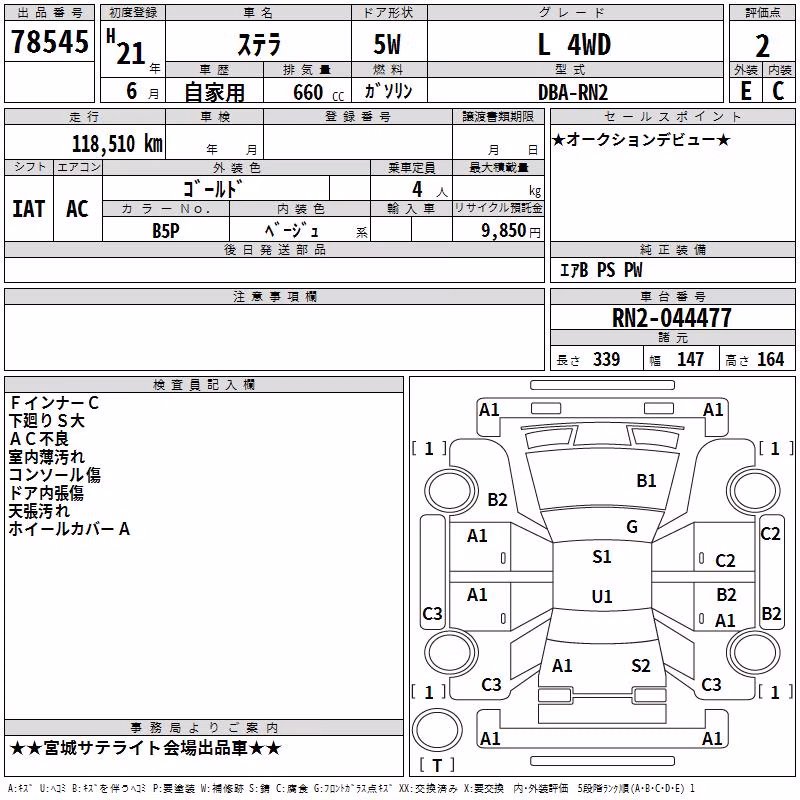 SUBARU STELLA